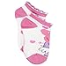 Peppa Pig Little Girls 6 pack Socks (4-6 Toddler, Ballet Pink No Show)