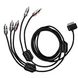 New Scosche Products Apple iPhone to HD RCA TV Out Cables High Quality Charge While Watching