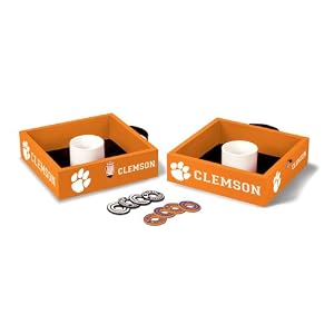 Click here to buy Fundex Games Bulls-Eye washers - University of Clemson.