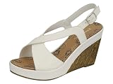 Reneeze ALLY 2 Women High Heel Platform Raffia Wedge Sandal White 41wAnurw7mL. SL160 Reneeze ALLY 2 Women High Heel Platform Raffia Wedge Sandal White
