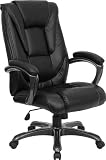 Black Leather Office Chair [GO-7194B-BK-GG]