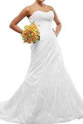  Taffeta Bandage Dress/Wedding Dress  With Ruffles