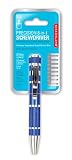 Kikkerland CD34-A Precision 8-in-1 Screwdriver, Assorted Colors