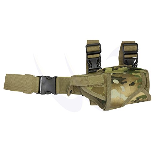 WaveToGo Paintball AirSoft Leg Holster Fits Tippmann TiPX TPX more Pistol and Airsoft Hand Gun - CP Camo