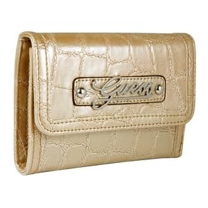 Buy Guess Celeste Ladies SN070136 NATURAL Natural Tri-fold Wallet by GUESS