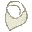 Organic Cotton Leaf Shaped Bib - Natural