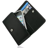 Leather Wallet for Apple iPhone 4 & iPhone 4S (Black)