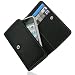Leather Wallet for Apple iPhone 4 & iPhone 4S (Black)