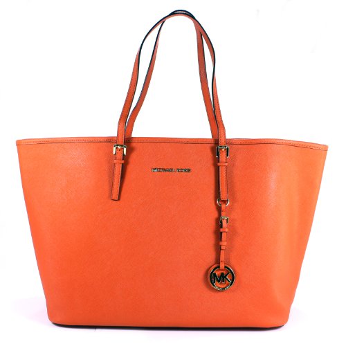 Michael Kors Jet Set Medium Travel Tote Tangerine