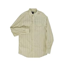 Claiborne Yarn Dyed Dobby Leno Stripe Woven Shirt