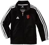 MLB Toddler San Francisco Giants 3-Stripe Track Jacket (Black, 2T)