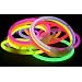 50 - 200mm x 5mm mixed colour glow stick bracelet, 7 colours