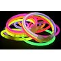Glosticks 50 - 200mm x 5mm mixed colour glow stick bracelet, 7 colours