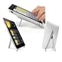 Premium Portable Folding Metal Desk Stand for Tablets Acer Amazon Asus Dell Fujitsu Gateway HP iPad Lenovo LG Motorola MSI Samsung Sony Toshiba ViewSonic etc.