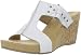 Skechers Women's Modiste-Style File Wedge Sandal,White,8 M US