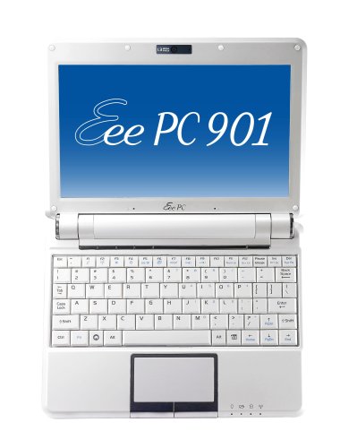 ASUS Eee PC 901 8.9-Inch Netbook (1.6 GHz Intel Atom N270 Processor, 1 GB RAM, 20 GB Solid State Drive, Linux, 6 Cell Battery) Pearl White image