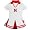 Nebraska Cornhuskers White Infant One Piece Cheerleader Dress