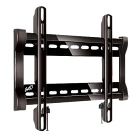 Bell'O 7740B Ultra Low Profile Fixed Wall Mount Fits a 32-Inch to 47-Inch Flat Screen TV Up to 130 lb's (Black)