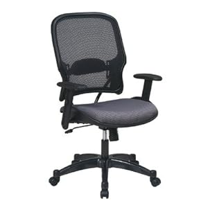 Office Star 1587C SPACE Professional Air Grid Back and Fabric Seat Managers Chair Fabric: Amazon