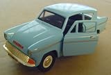 Review Saico  / 1:32nd Scale Ford Anglia - Sky Blue