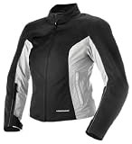 Firstgear Allure Textile Ladies Motorcycle Jacket Black/Grey M