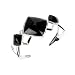 Barse Sterling Silver Faceted Onyx Cuff Bracelet