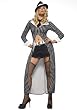 3PC Al Bugsy Malone Mob Gangster Girl Sexy Holiday Party Costume