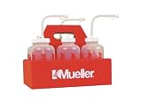 Mueller Bottle Carrier - Wax Coated Cardboard - W/6 Each Natural Push Pull Bottles