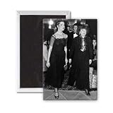 Princess Caroline of Monaco - 3x2 inch Fridge Magnet - large magnetic button - Magnet