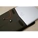 COM-MLA13-BLK: Black Manila-13 Leather Laptop Sleeve - for MacBook Air 13" and MacbookPro 13" by Civilian Lab