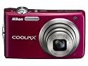 Nikon COOLPIX S630 Digitalkamera (12 Megapixel, 7-fach optischer Zoom, 2,7" Display) rot