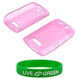 Magenta Crystal Silicone Skin Case for BlackBerry Storm 9530 9500 Phone, Ve ....