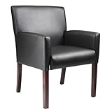 IMAGE OF Boss Reception Box Arm Chair Black