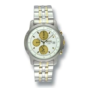 Men's Seiko Alarm Chronograph Tachymeter Watch SNA149