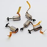 Dowonsol 5個 DC マイクロモーター、小型精密分割バースライダー付き 3V 30mA 18000RPM