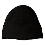 Short Cable Beanie-Black