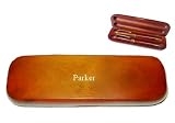 Laser Engraved Rosewood Pen & Ball Pen Set with Text: Parker