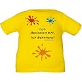 Kinder T-Shirt ICH KLECKERE NICHT, ICH DEKORIERE / Gr��e 60 - 164 in 5 Farben
