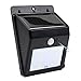 Solar Powered Bright LED Light, Motion Sensor, Detector Wireless Security Outdoor Peel 'N Stick - No Battery Required -Waterproof - Motion Sensor-Detector Activated /Dusk