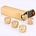 LZWIN® 5 in 1 Precision Aluminum Alloy Solid Metal Dice Poker Party Game Toy Portable Dice Man Boyfriend Gift