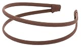 L. Erickson USA 1/4 Double Skinny Ultra Comfort Headband - Sharkskin Silk