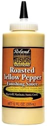 Roland Roasted Yellow Pepper Sauce, 12-Ounce Squeeze Bottles (Pack of 3)