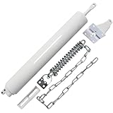 Ideal Security Inc. SK8730W Heavy Duty Door Closer with Chain, White