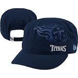 NFL Women's Tennessee Titans Goal-2-Go Military Cap (Blue, One Size Fits All)