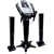 Singing Machine STVG-999 Pedestal Karaoke System with Tower Speakers, Camera, Monitor and Radio