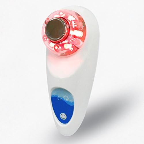Sonicspa HS-L010 Ultrasonic (3MHz/sec) Portable Facial Beauty Care Massager with Red LED Photon Light (100% Made in Taiwan)