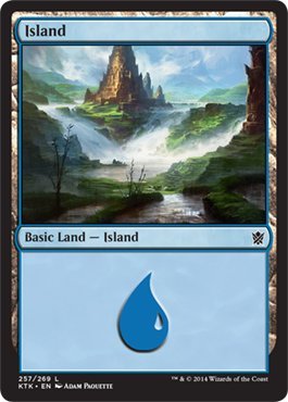 Magic: the Gathering - Island (257) - Khans of Tarkir