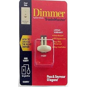 Short Slide Dimmer -Ivory by 