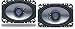 Eclipse SE8465A 4x6 2-way car speakers