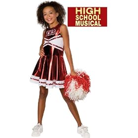High School Musical tm Deluxe Cheerleader tm Girls Costume Medium Age 5-7 years